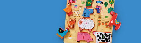 Wood Puzzles and Play Sets