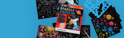 Sparkle Scratch Art