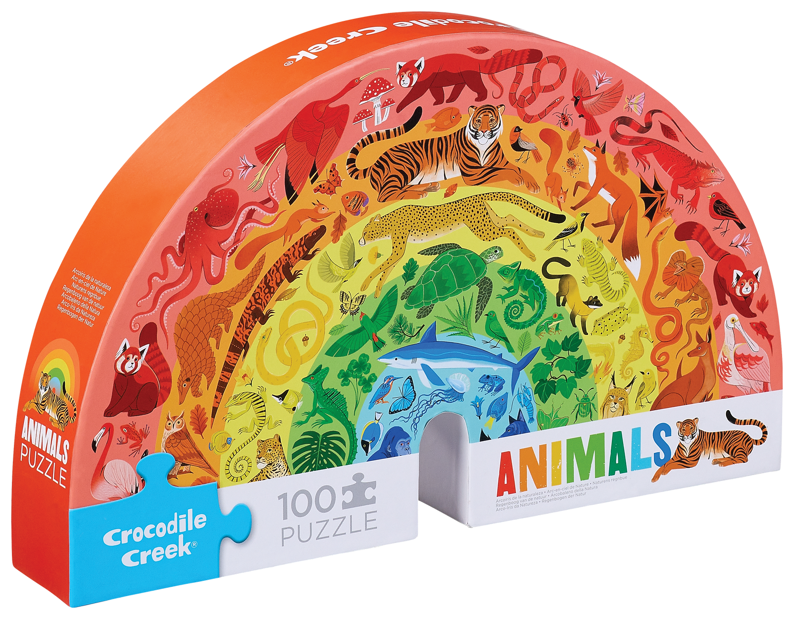 100 Pc Puzzles/Rainbow Animals