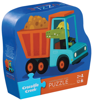 12-Pc Mini Puzzle - Construction Croc