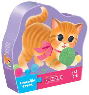 12-Pc Mini Puzzle - Cute Kitten