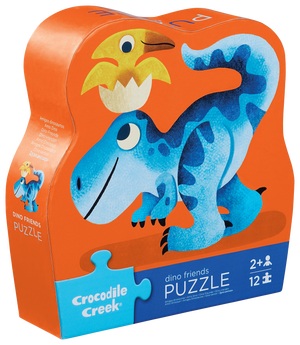 12-Piece Mini Puzzle - Dino Friends