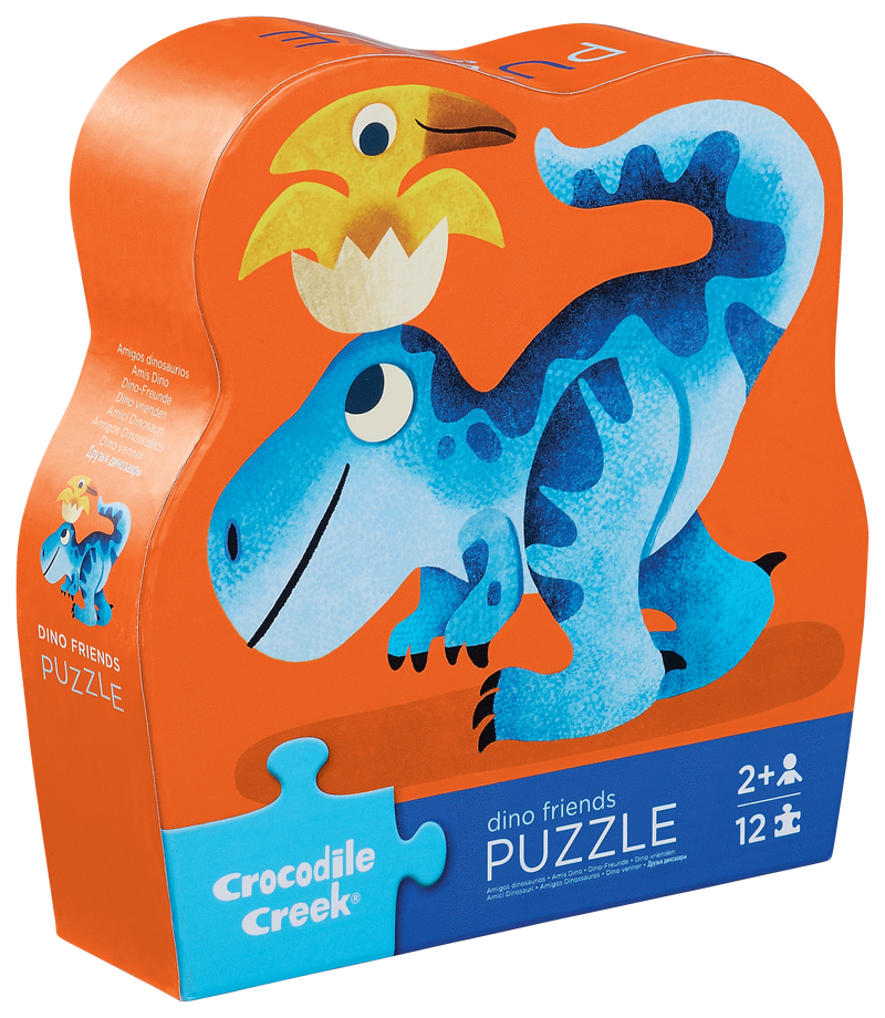 12-Piece Mini Puzzle - Dino Friends