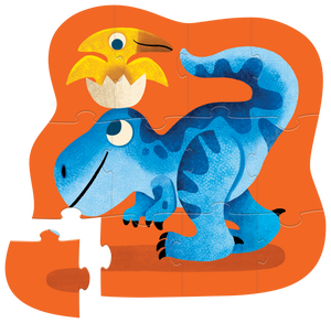 12-Piece Mini Puzzle - Dino Friends