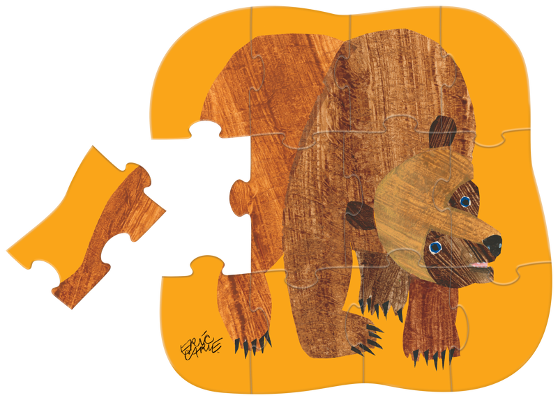 12-Pc Mini Puzzle - Brown Bear, Brown Bear