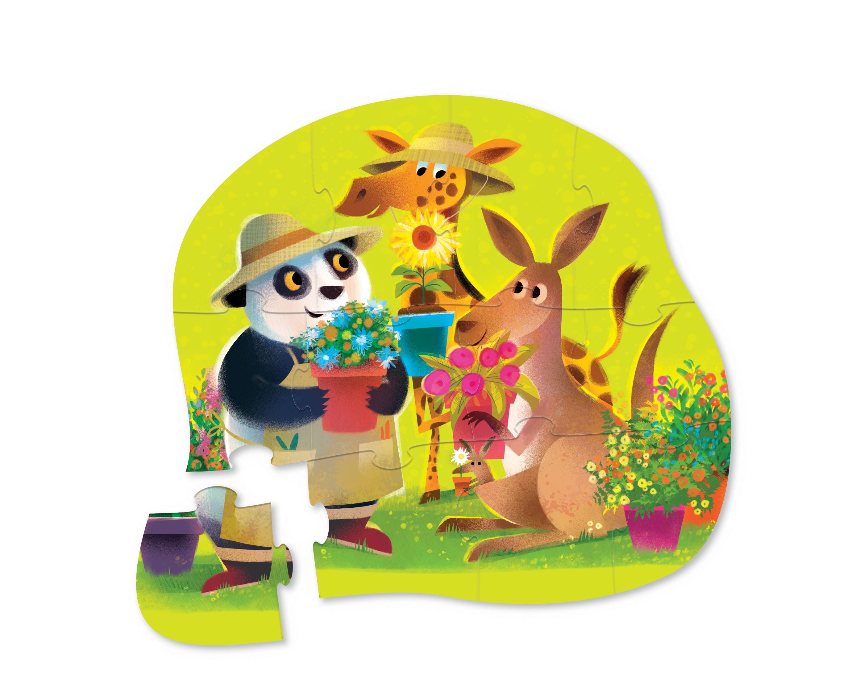 12-pc Mini Puzzle - Flower Power – Crocodile Creek