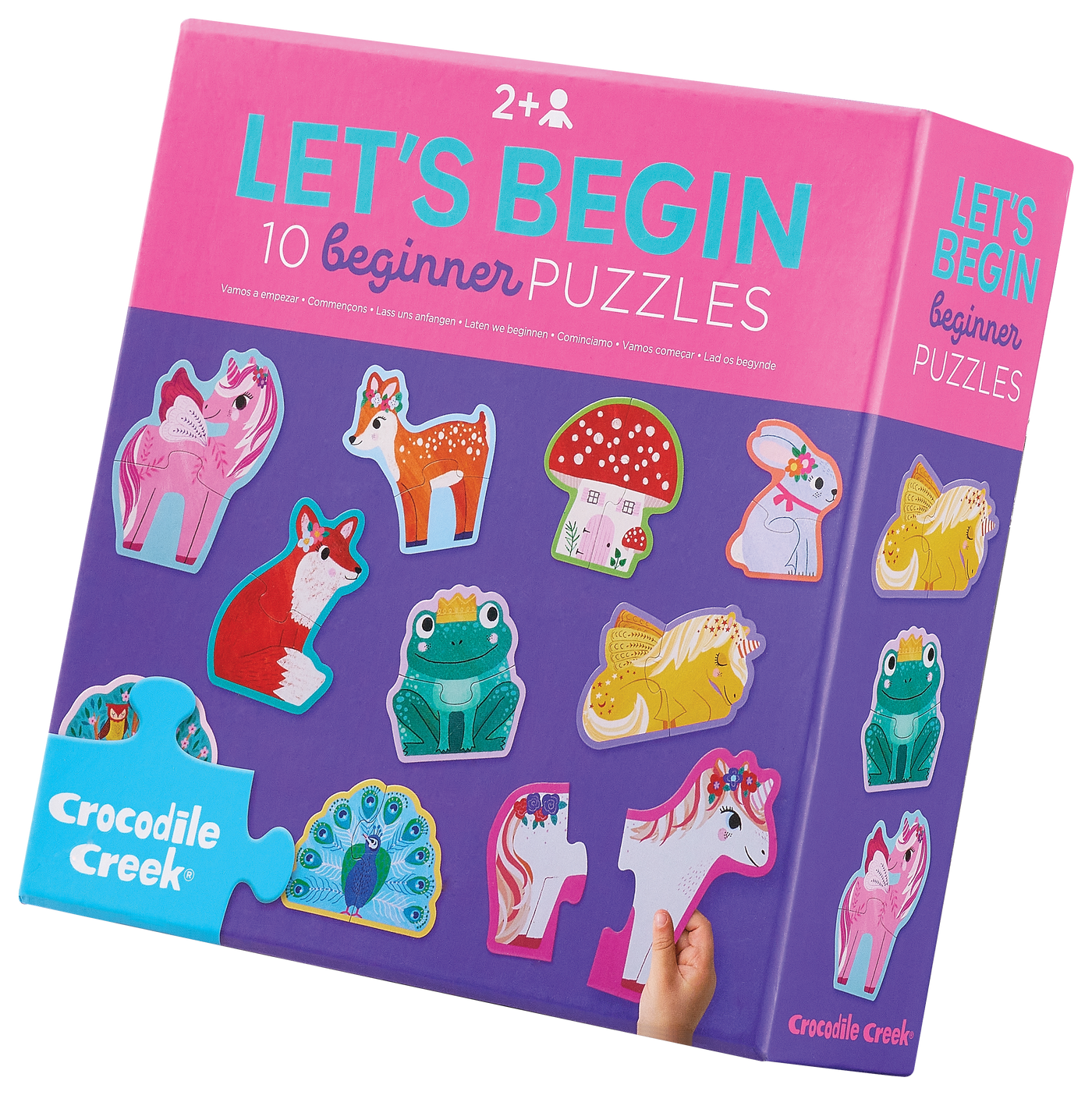 Let's Begin 2-Piece Box Puzzle - Unicorn