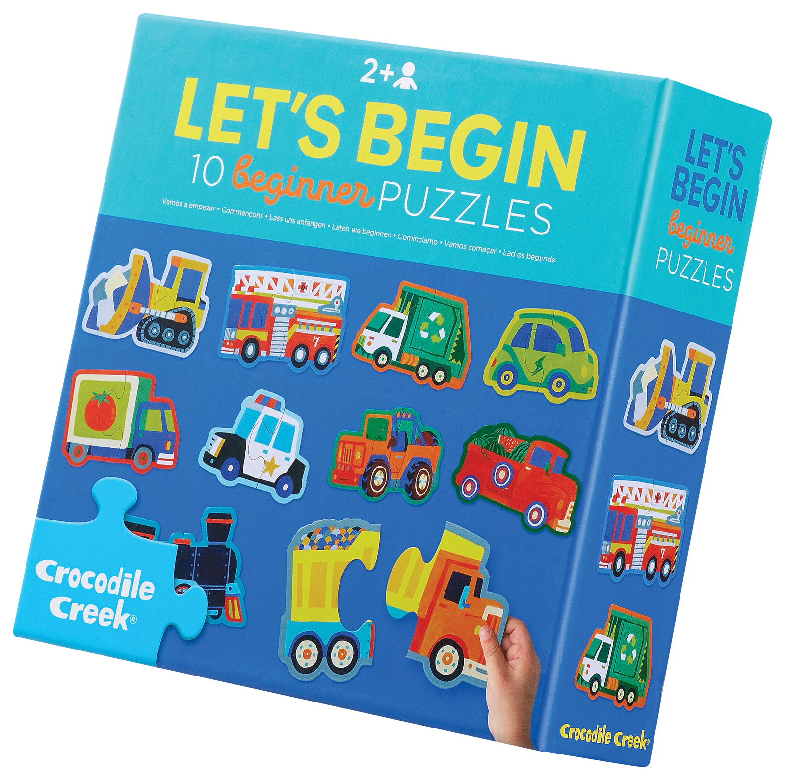 Let's Begin 2-Piece Box Puzzle - Vehicles