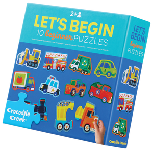 Let's Begin 2-Piece Box Puzzle - Vehicles