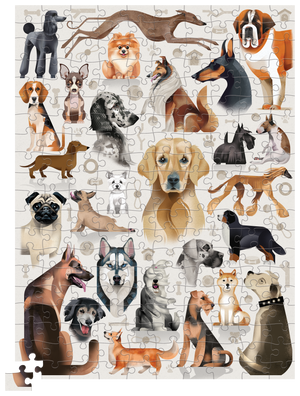 200-Piece Puzzle - Dog Breeds