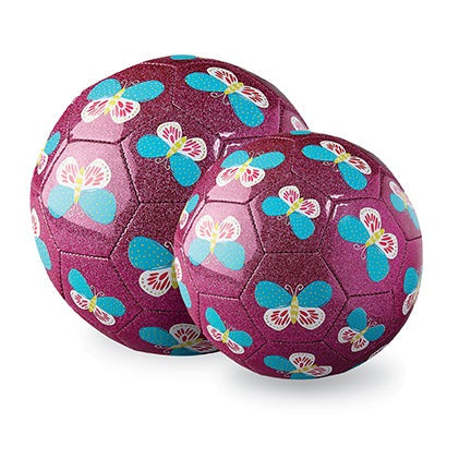 Size 2 Glitter Soccer Ball - Butterfly