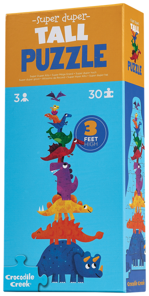 30 Pc Super Duper Tall Puzzle - Dinosaur