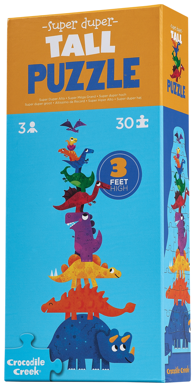 30 Pc Super Duper Tall Puzzle - Dinosaur