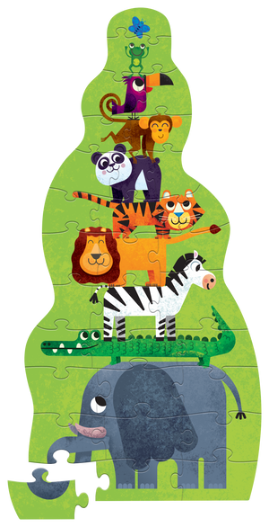 30 Pc Super Duper Tall Puzzle - Jungle
