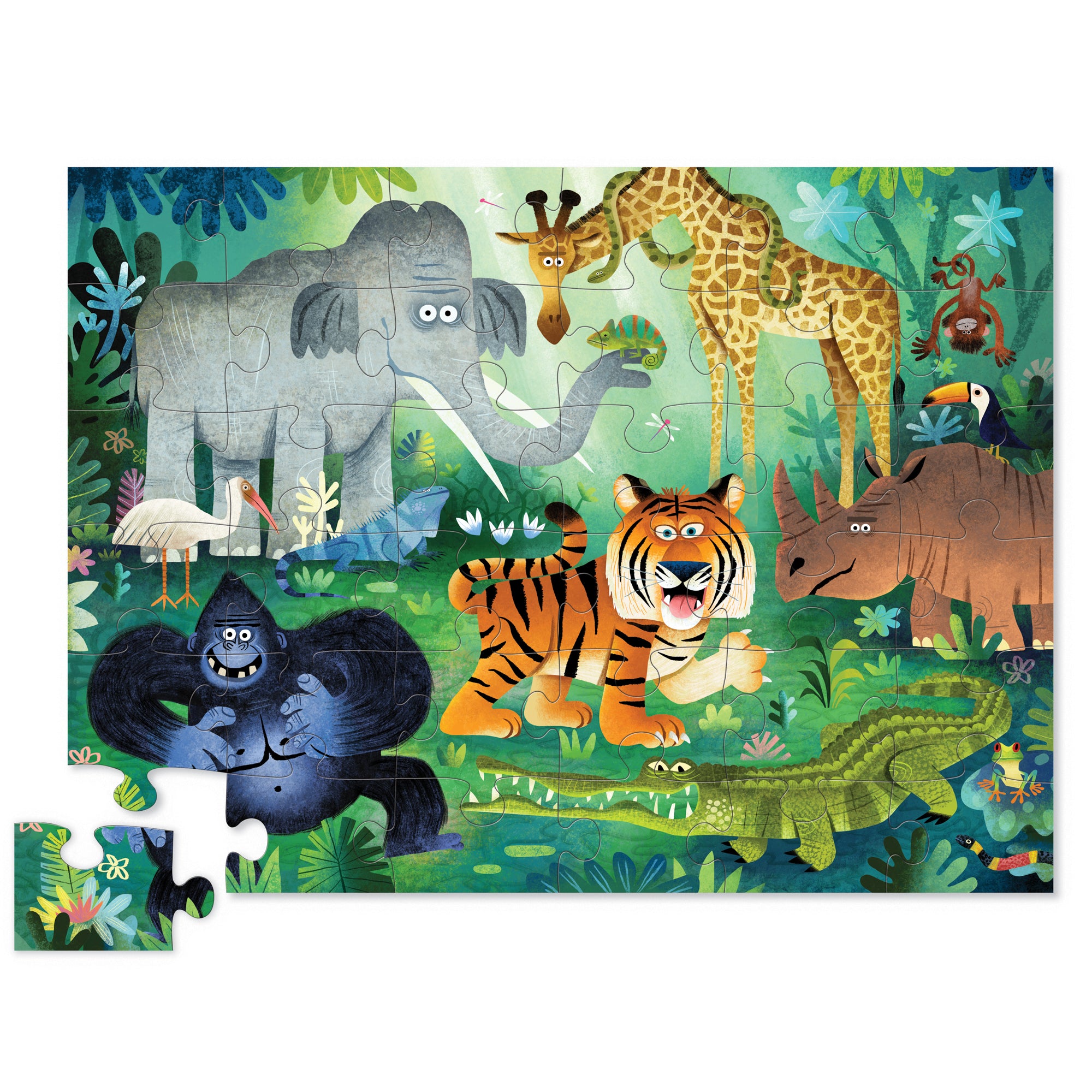 Crocodile Creek - Puzzle in a Tin 100pcs - Moon | The Play Room Crocodile Creek - Puzzle in a Tin 100pcs - Moon | The Play Room