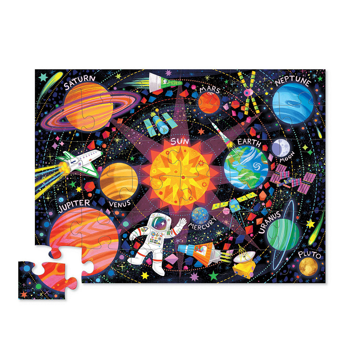 36-Piece Puzzle - Space Explorer – Crocodile Creek