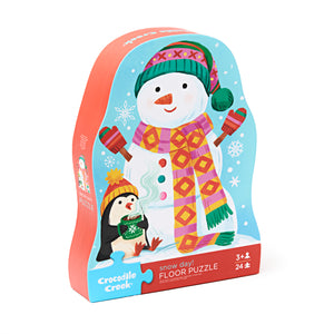 24pc Snowman Shaped Box Puzzle