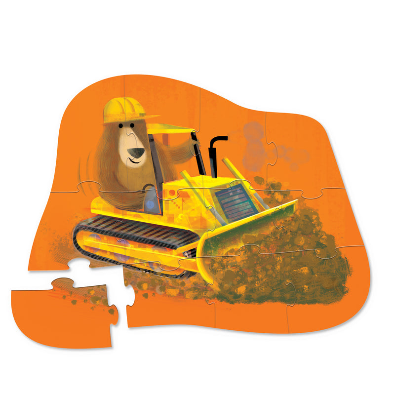 12-Piece Mini Puzzle - Go Mister Bear