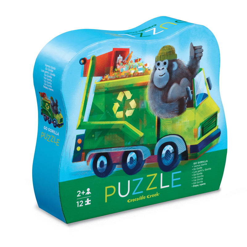 12-Piece Mini Puzzle - Go Gorilla