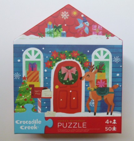 50pc Flat House Puzzle/Santa's Workshop