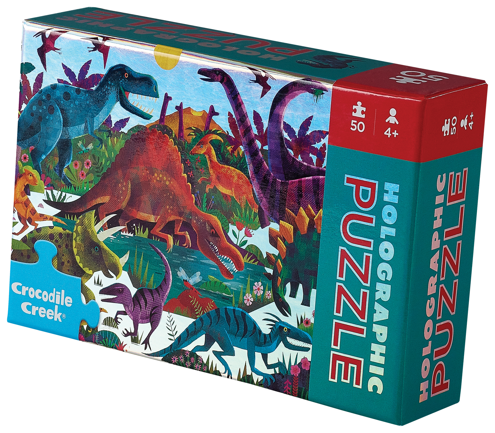 50 Pc HoloPuzzle - Dinosaurs