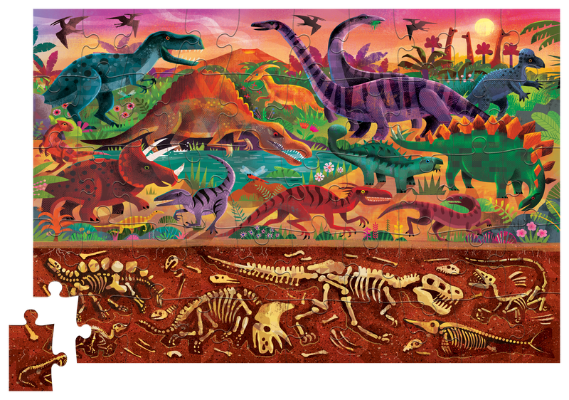 50 Pc HoloPuzzle - Dinosaurs