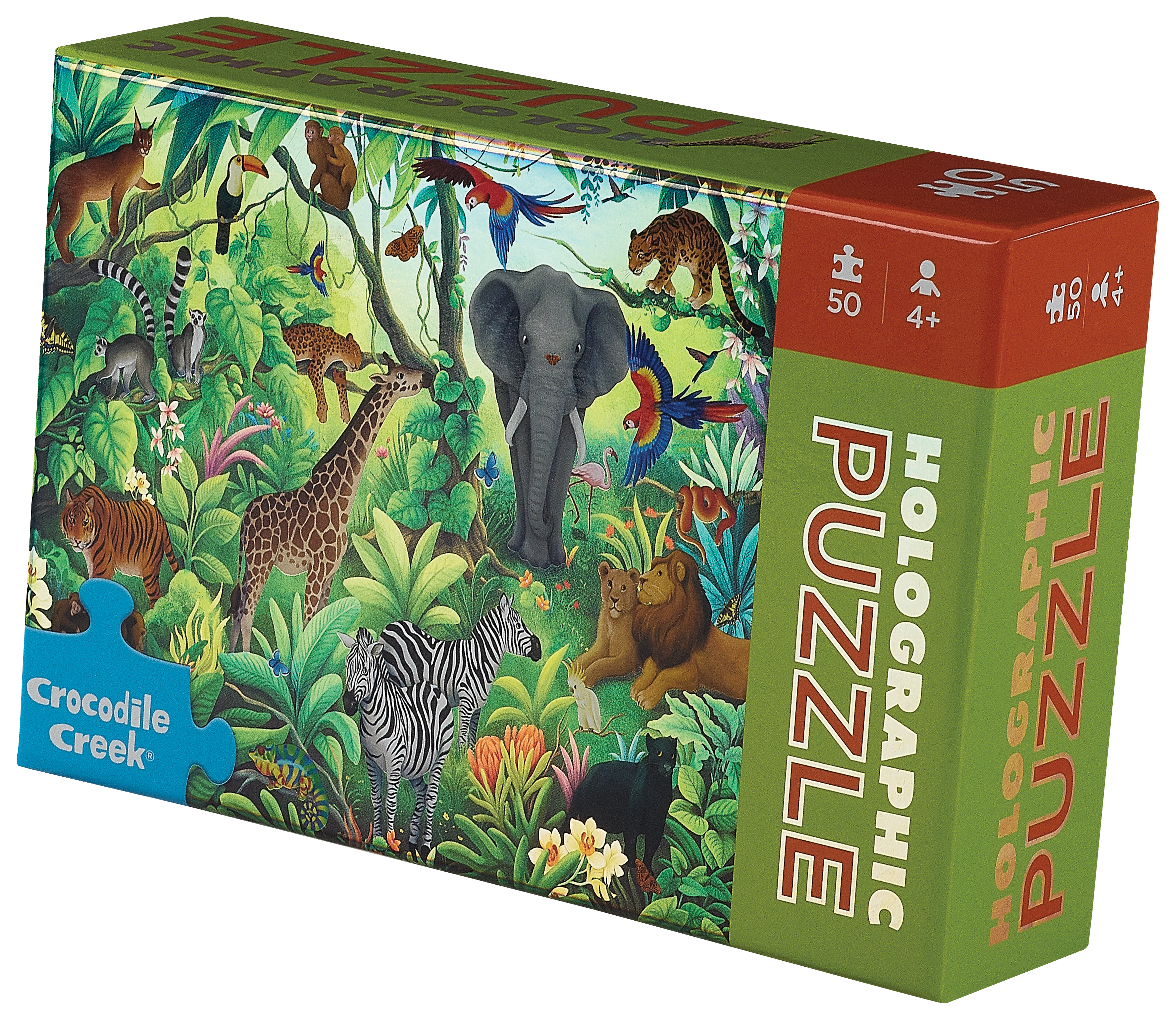 50 Pc HoloPuzzle - Jungle Paradise