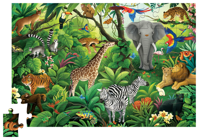 50 Pc HoloPuzzle - Jungle Paradise