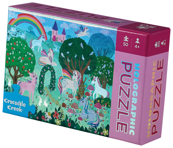 50 Pc HoloPuzzle - Unicorn – Crocodile Creek