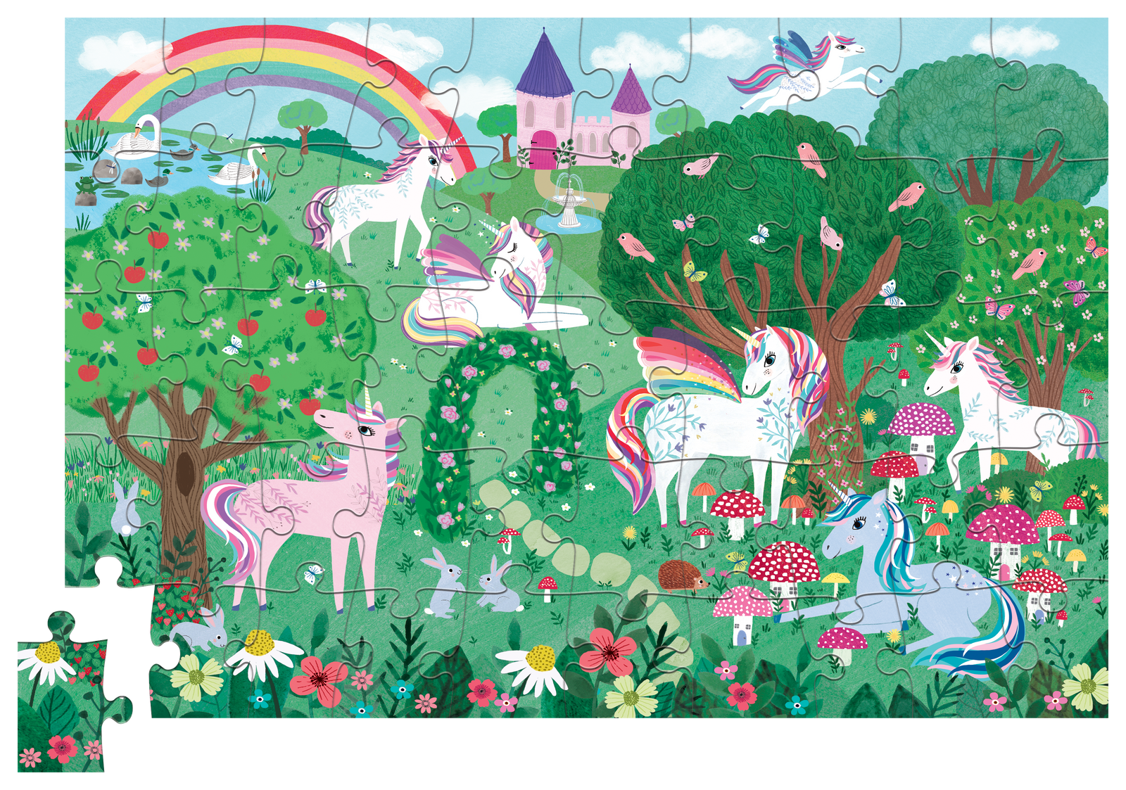 50 Pc HoloPuzzle - Unicorn