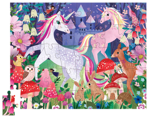 50 Pc Flat House Puzzle - Unicorn Castle