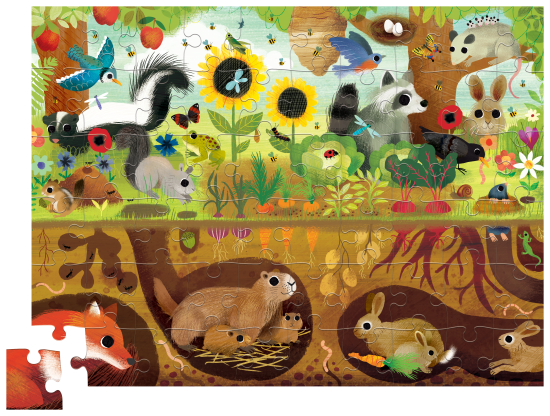 60 Pc Above & Below - Backyard Friends – Crocodile Creek