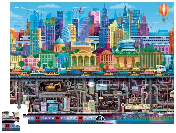 60 Pc Above & Below - Big City