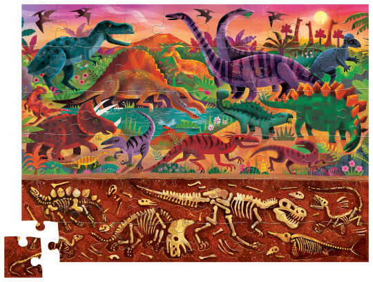 60 Pc Above & Below - Dinosaur World