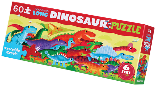 60-Pc Super Duper Long Puzzle - DinoWorld