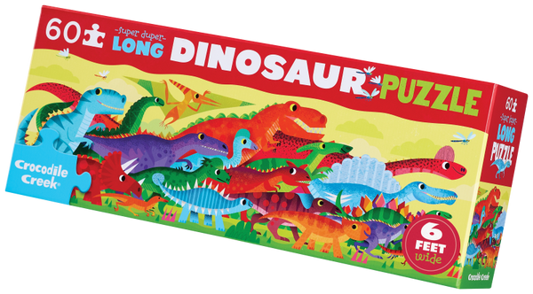 60-Pc Super Duper Long Puzzle - DinoWorld – Crocodile Creek