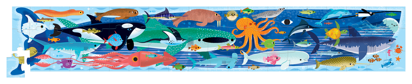 60-Pc Super Duper Long Puzzle - Ocean