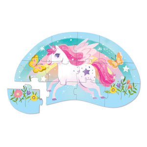 12-Piece Mini Puzzle - Sweet Unicorn