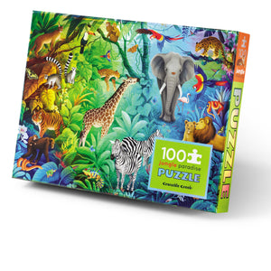 100-Piece Holographic Puzzle - Jungle Paradise