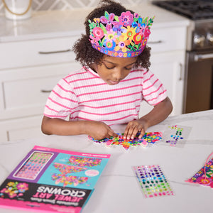 Jewel Art Crowns - Unicorn Flowers