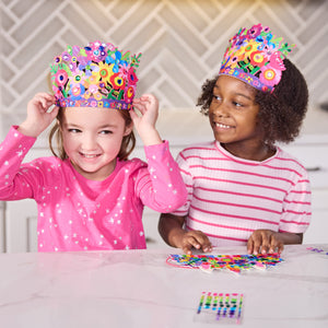 Jewel Art Crowns - Unicorn Flowers