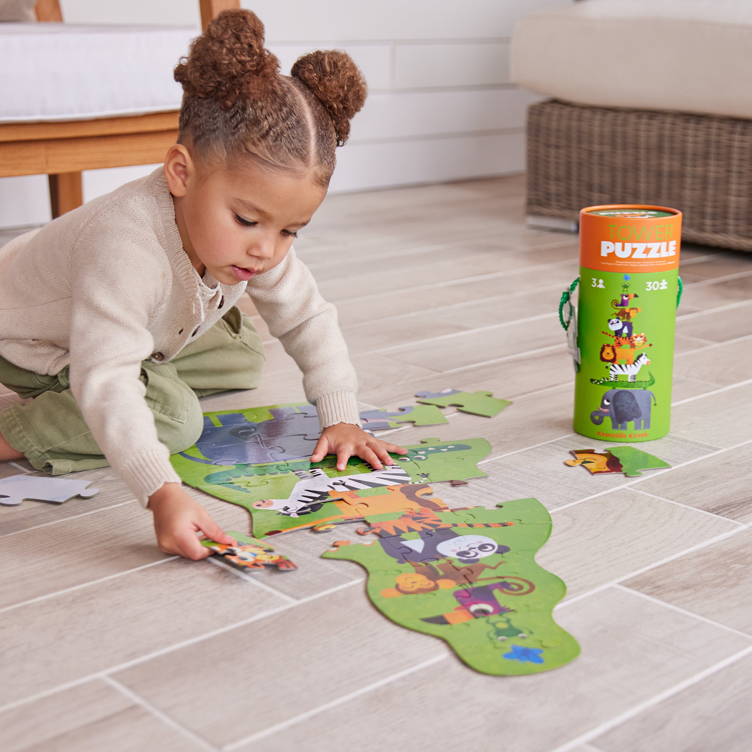 30-Piece Tower Puzzle - Jungle – Crocodile Creek