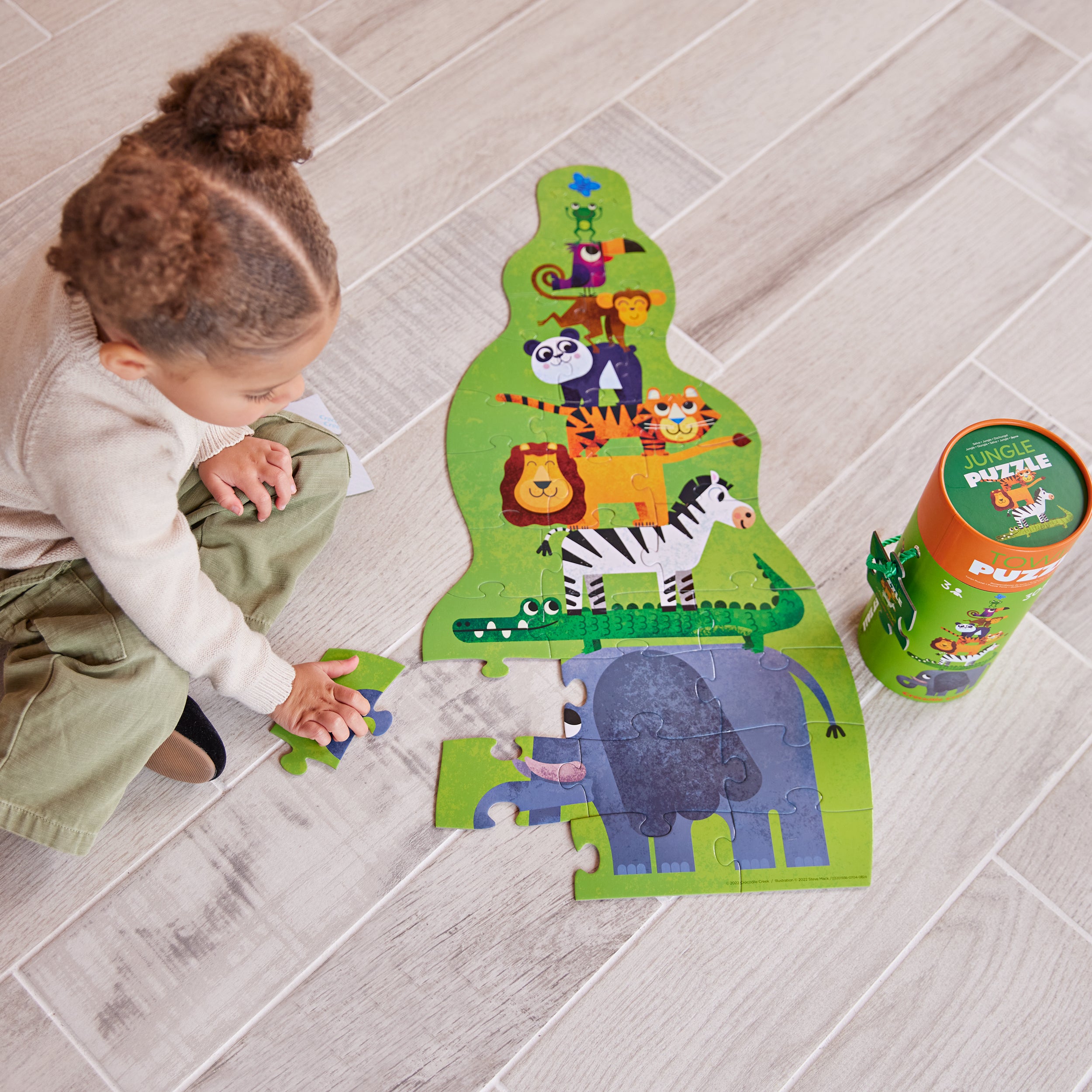 30-Piece Tower Puzzle - Jungle – Crocodile Creek