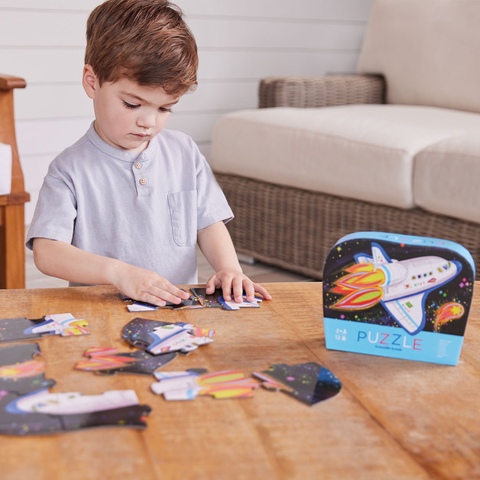 12-Piece Mini Puzzle - Blast Off