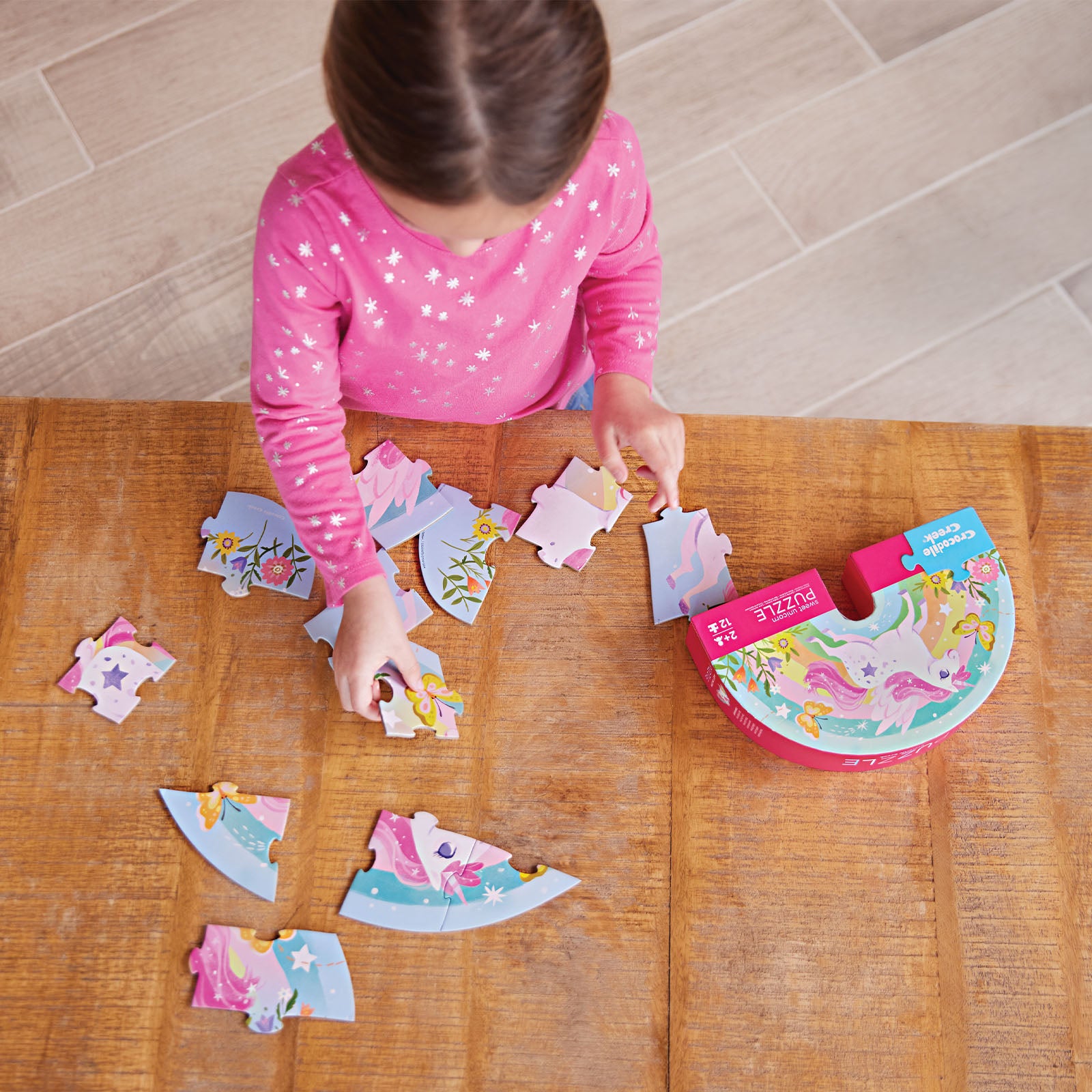 12-Piece Mini Puzzle - Sweet Unicorn