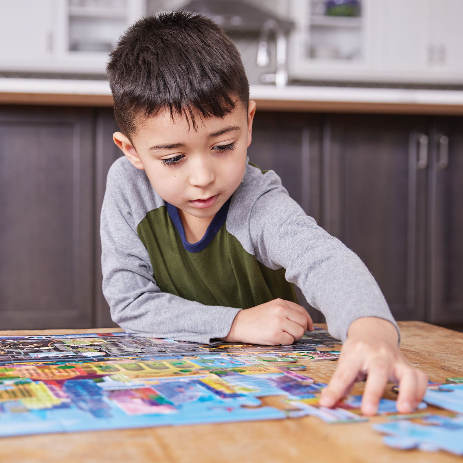 48-Piece Above + Below Puzzle - Big City