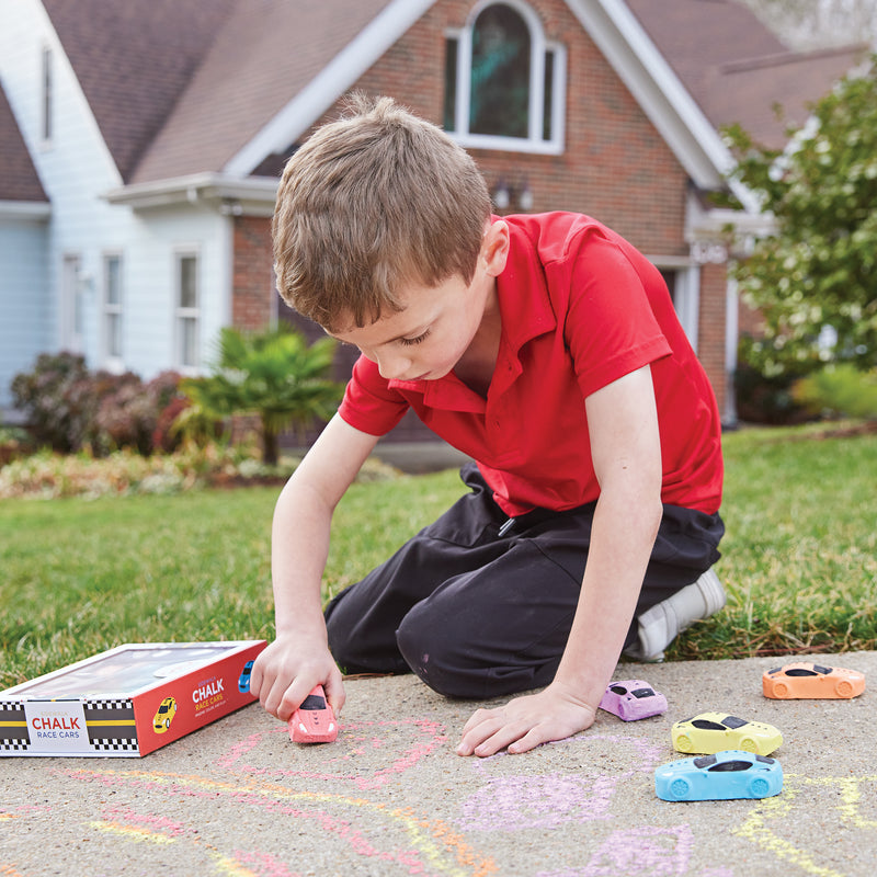 Sidewalk Chalk - Race Cars