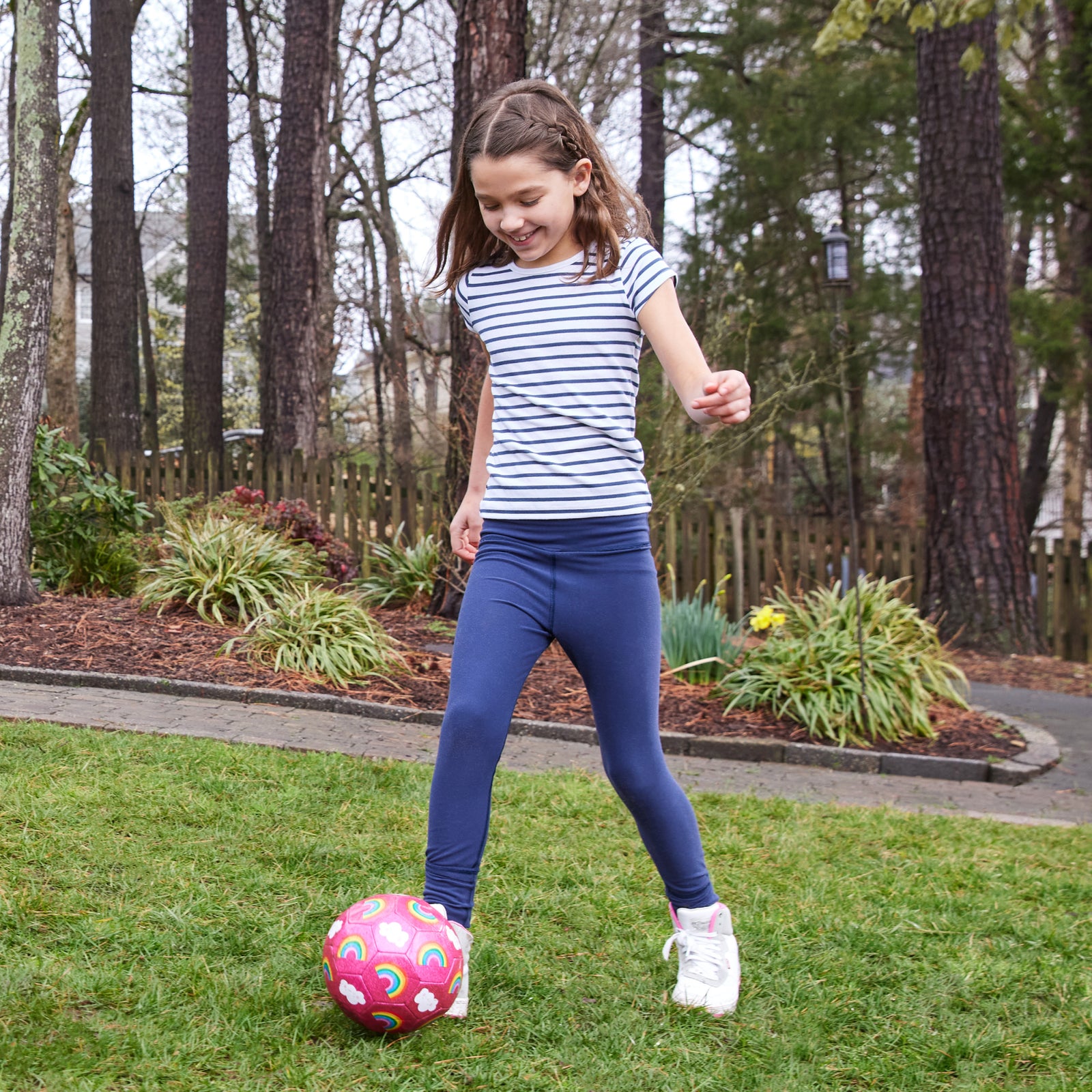 Size 3 Glitter Soccer Ball - Rainbow