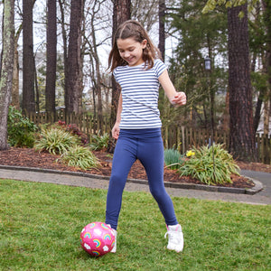 Size 3 Glitter Soccer Ball - Rainbow