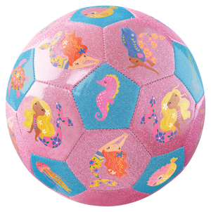 Size 3 Glitter Soccer Ball - Mermaids